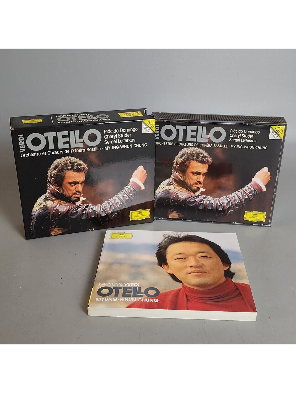 Giuseppe Verdi Otello 2xCD Plácido Domingo Deutsche Grammophon 439 805-2 Opera